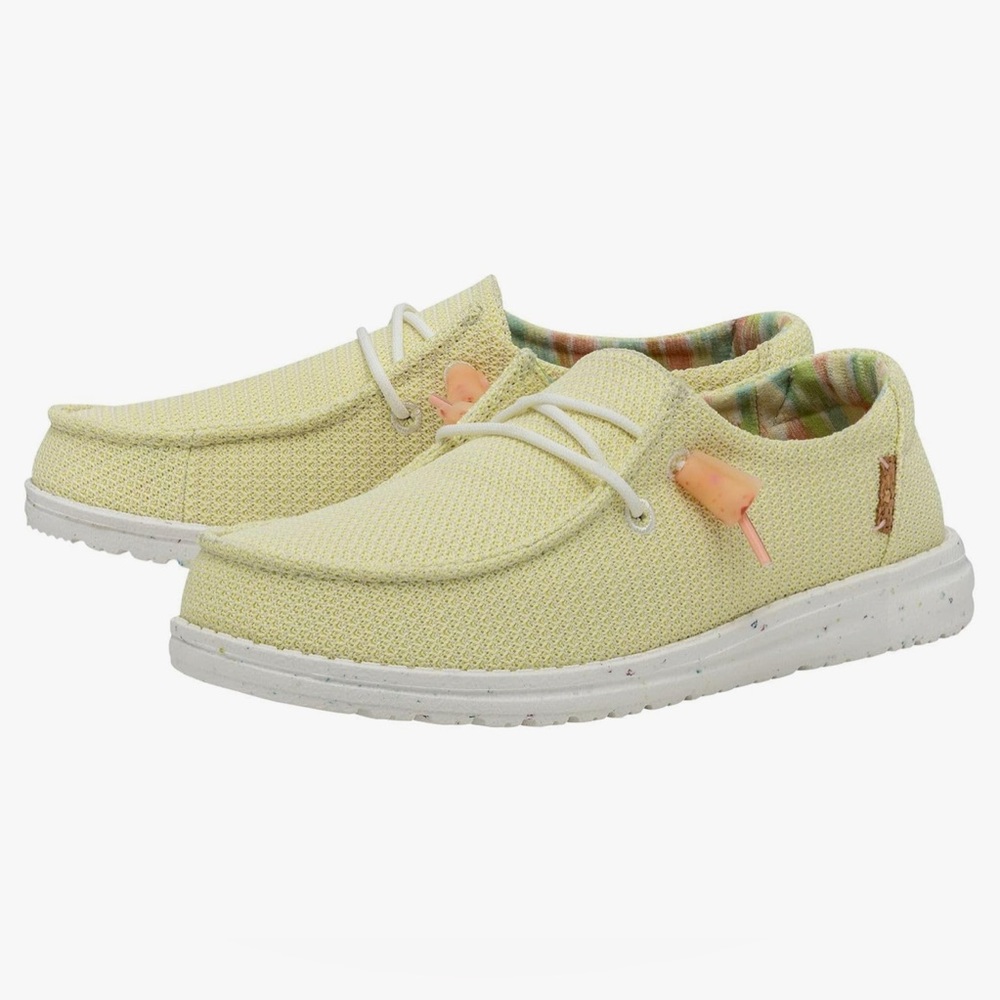 Hey Dude Light Lime Green Flats
